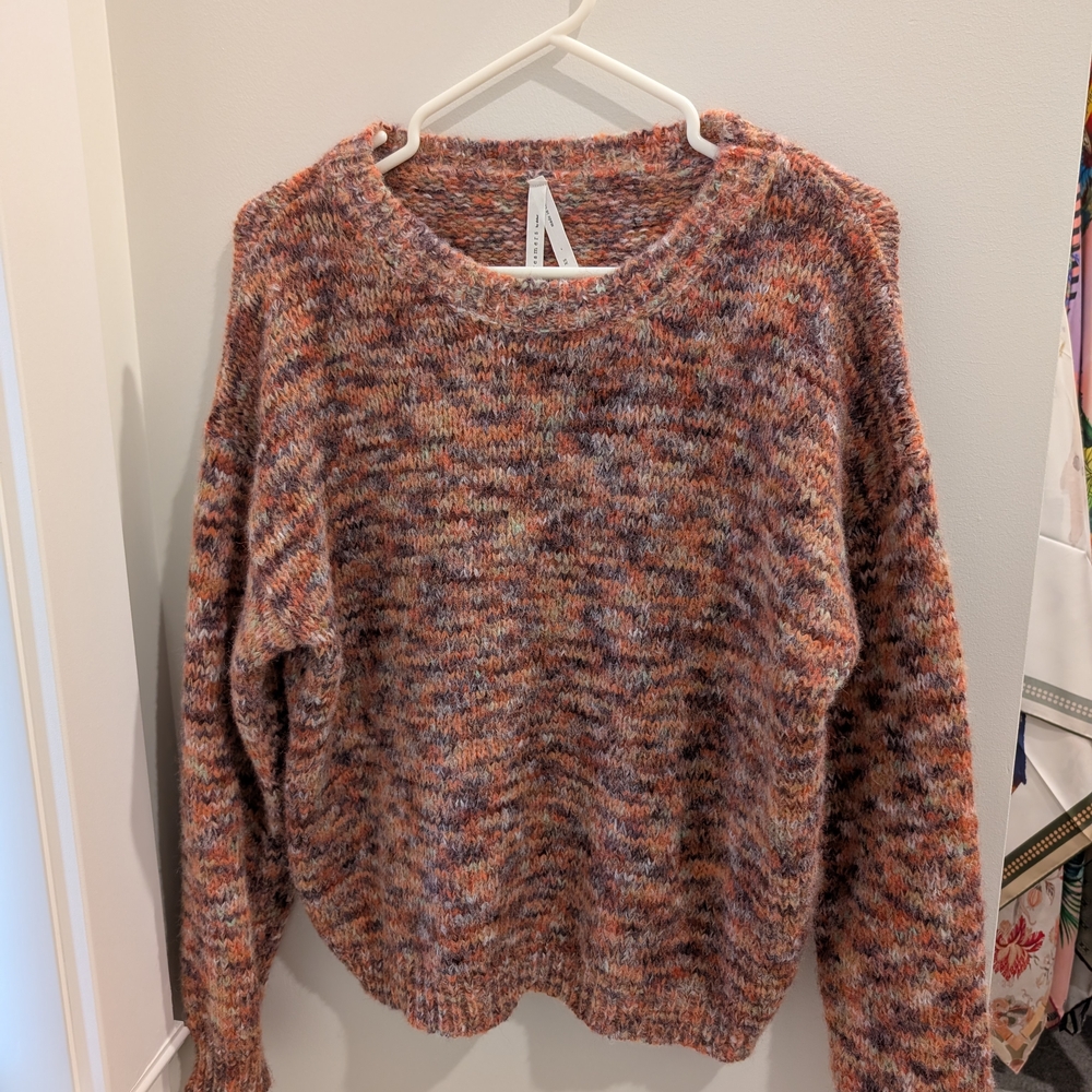 EUC Cozy Multicolor Knit Sweater Size XS